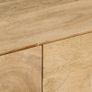 TV Cabinet 145x30x41 cm Solid Mango Wood Image 3
