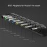 8Pcs Universal Power Adapter Laptop Power Charger Adapter 96W 12V to 24V Adjustable Portable Charger Image 2