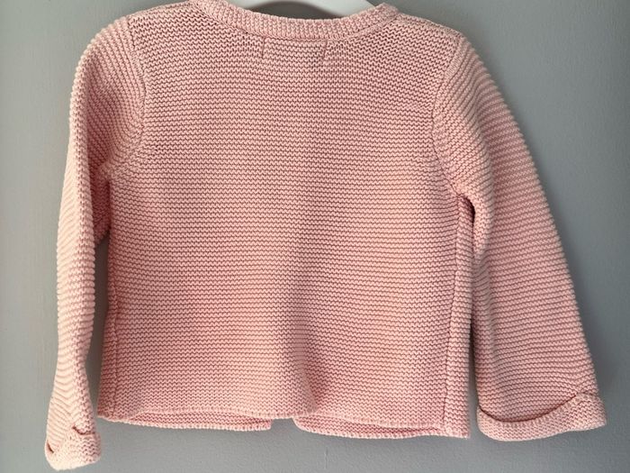 Willow by Leigh Tucker baby girls peach cardigan size 9-12mth EUC