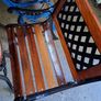 Cast iron garden table and chairs Image 3