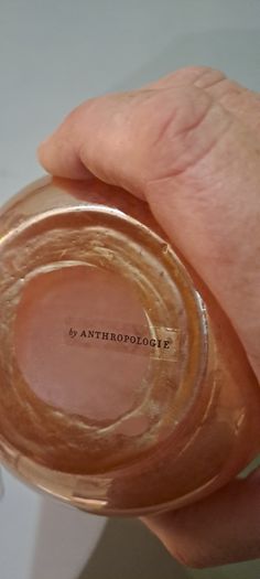 Anthropology Sorren Glass Vase Sculpture