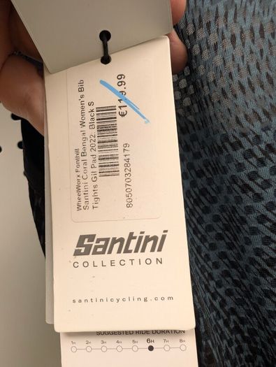 SANTINI Womens Cycling Leggings