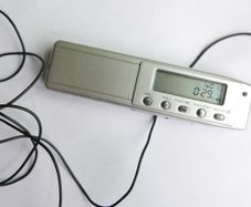 Digital Voice Recorder ICR-403 Silver Dictation Machine