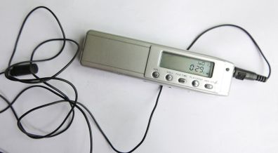 Digital Voice Recorder ICR-403 Silver Dictation Machine