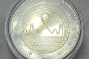 Belgium 2 Euro Base Metals Proof Coin 2024 - Fight against Cancer in Belgium