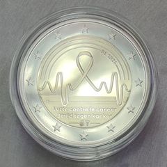 Belgium 2 Euro Base Metals Proof Coin 2024 - Fight against Cancer in Belgium