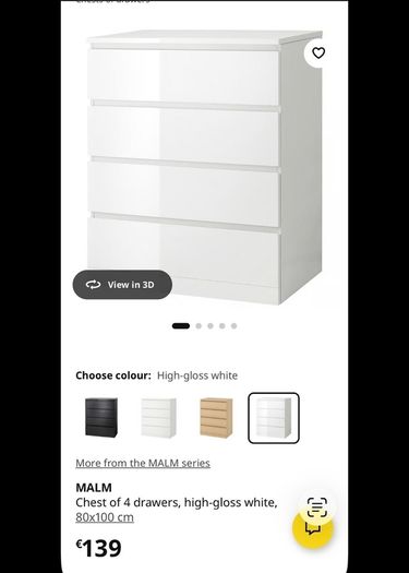IKEA chest of drawers