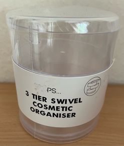 3 tier swivel cosmetic organiser