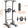 _Power Tower Dip Station Pull Up Bar for Home Gym Strength Training Equipment Load capacity up to 200 kg. Image 2