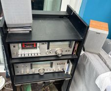 1980s Sony Amplifier Tape Deck and two sets of speakers