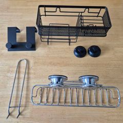 New + old bathroom accessories