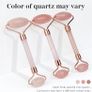 Gua Sha & Jade Roller,Guasha Tool face, Self Care Gift for Women and Men, Massager for Face, Eyes, Neck Care, Skin Care Gifts - Rose Quartz Image 9