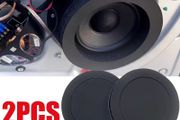 2pcs 6.5 Inch Universal Car Door Speaker Foam Rings, Soundproof Insulation Padding for Bass Improvement and Noise Reduction