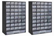 41-Drawer Storage Cabinet Tool Box 2 pcs Plastic