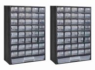 main image for ad 41-Drawer Storage Cabinet Tool Box 2 pcs Plastic