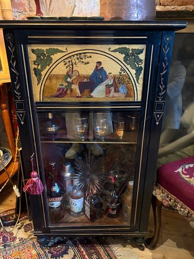 Aesthetic Movement Ebonised Cabinet