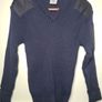 Mens The Wooley Pully miltary spec Jumper 100% wool commando 007 moonraker Size Large navy vintage Image 2
