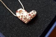 Swarovski love heart pendant necklace