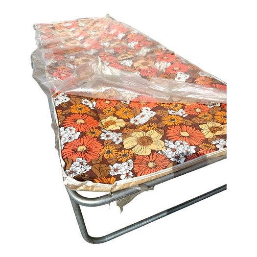 original vintage mid century sunbed