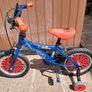 Kids Spiderman Bike 14 inch Wheels with Stabilisers Image 4