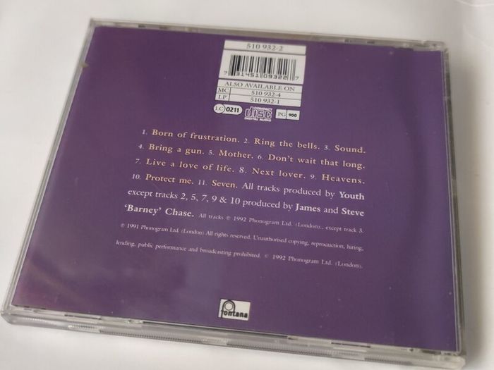 James - Seven 1991 Cd