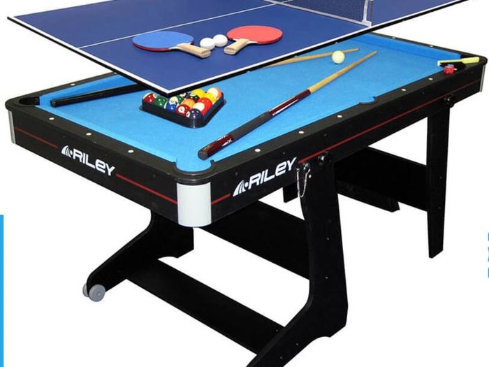 pool table & table tennis