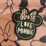 Official Disney Minnie Mouse Fleece Lined Baby's Puffer Jacket with Matching Mittens Image 6