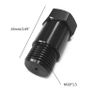 Car Modification 43mm New O2 Oxygen Sensor adapter Black steel Angled Extension Connector M18x1.5 Adapter CEL Fix Image 3