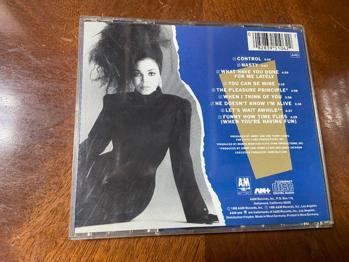 Janet Jackson Control CD