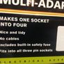 4 Way Multi Adapter Image 7