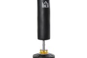 Punching Bag with Stand Heavy Boxing Set w/ Suction Cup Base for Adult Youth, Home Office Gym
