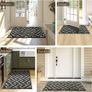 NEW SALE | Indoor Door Mats, 50 x 80 cm door mat non slip backing, Dirt Trapper Mat Absorbent Non-Slip Doormat for Entrance, Inside, Kitchen, Front Back Door, Pets and Garden Image 2