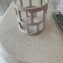 home decor ornament or cutlery holder beige Image 3
