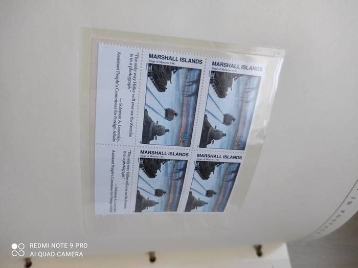 The History of World War II in the postage stamps