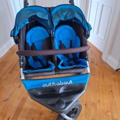 out and about double buggy