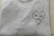 Ladies Grey sweatshirt. Size 12/14