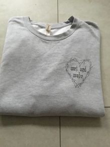 Ladies Grey sweatshirt. Size 12/14