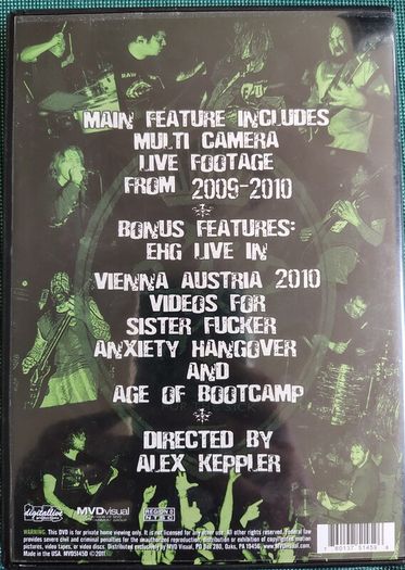 EyeHateGod - Live DVD (2011) NTSC Region 0 Sludge Metal EX+