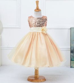 New Girls Flower Bridesmaid Party Princess Prom Wedding Christening Christmas Dress sz 4-5yrs