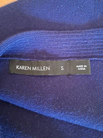 Karen Millen fine-knit laced-back top