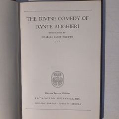 Great Books of the Western World - The Divine Comedy of Dante Alighieri