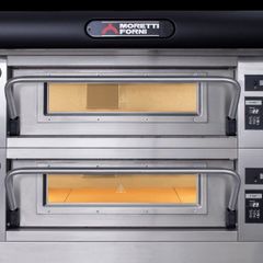 Industrial Oven Moretti Forni Series PB8OE-2. 4 Tray Twin Deck Electric Bakery Oven