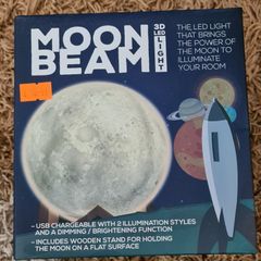 3D moon beam light/lamp