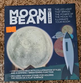 3D moon beam light/lamp