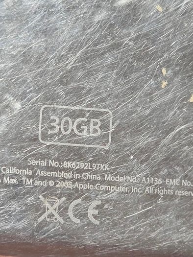 iPod 5th Gen Classic 30gb (Free Post)