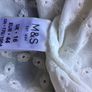 Ladies Per Una Ivory chiffon sleeveless blouse  top size 16 includes post Image 6