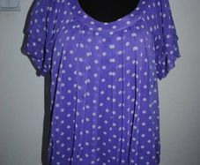 Papaya purple polka dot top size UK20 EU48 Postage included Perfect condition