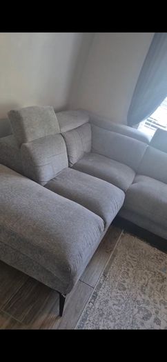 L shaped sofa recliner