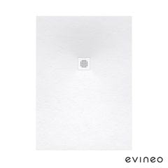 evineo ineo rectangular shower tray L: 140 W: 100 H: 3.1 cm