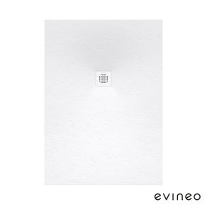 evineo ineo rectangular shower tray L: 140 W: 100 H: 3.1 cm